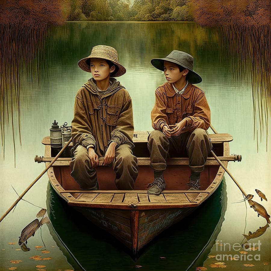 Boys Gone Fishing 013 Photograph by Jack Torcello