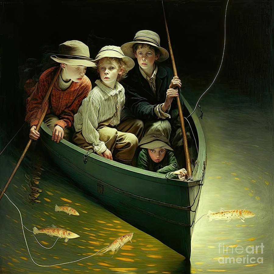 Boys Gone Fishing 014 Photograph by Jack Torcello