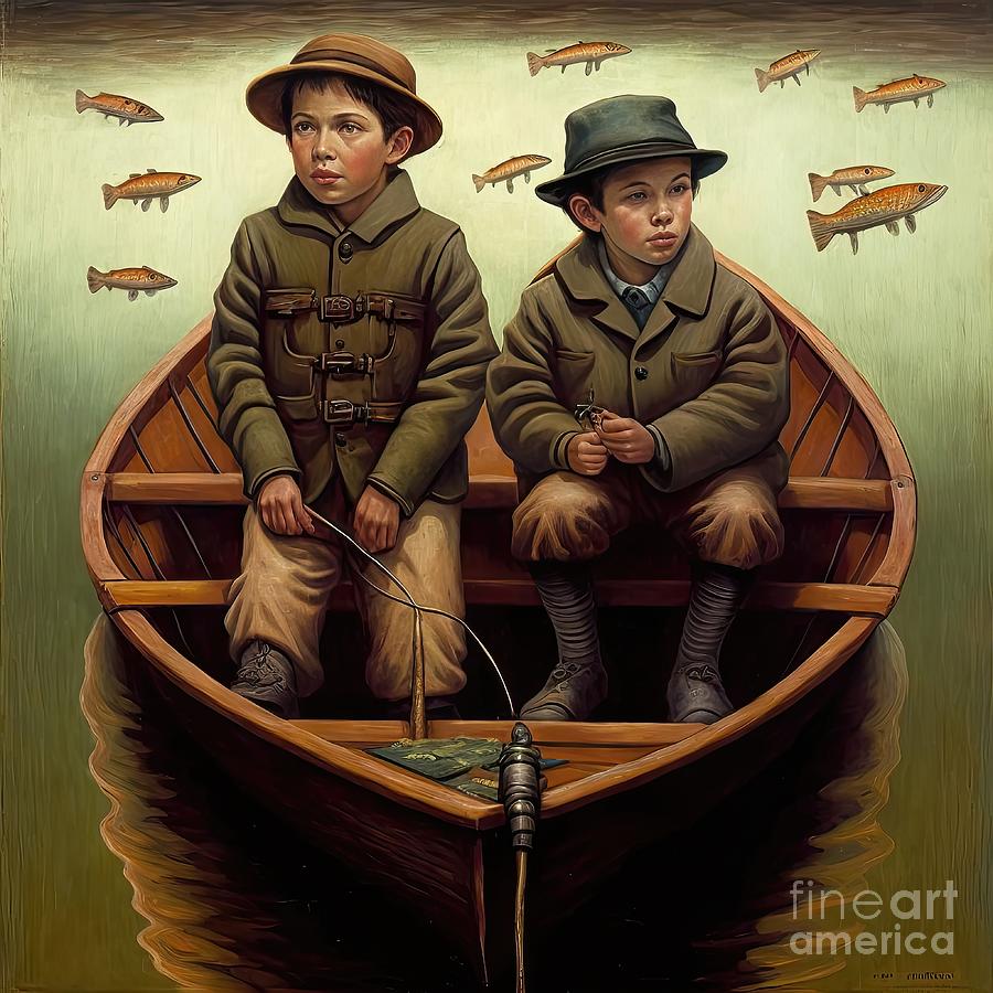 Boys Gone Fishing 020 Photograph by Jack Torcello