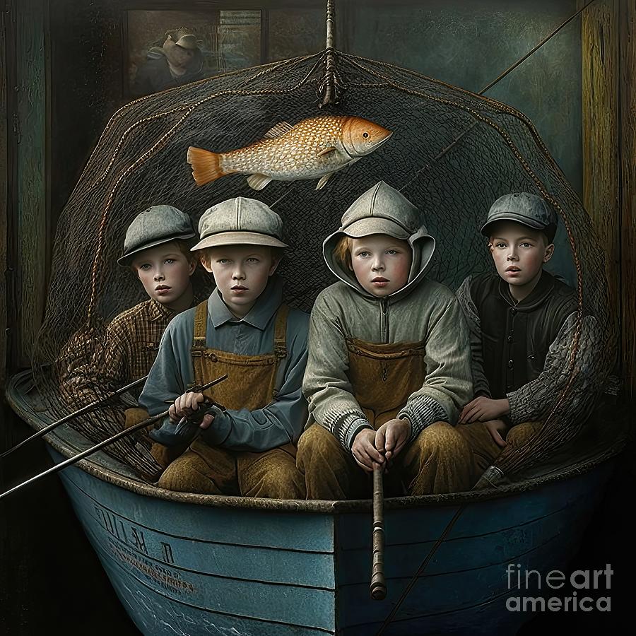 Boys Gone Fishing 011 Photograph by Jack Torcello
