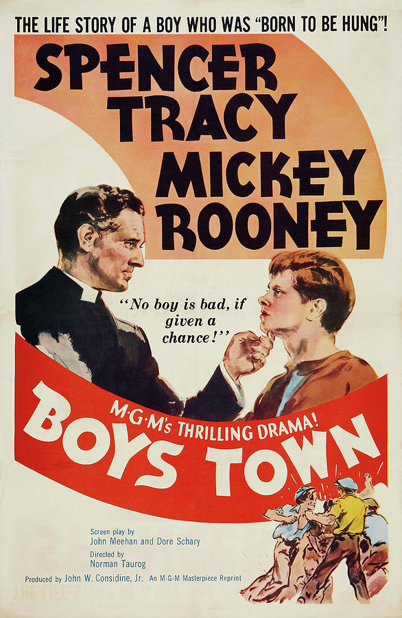 BOYS TOWN -1938-, directed by NORMAN TAUROG. Photograph by Album