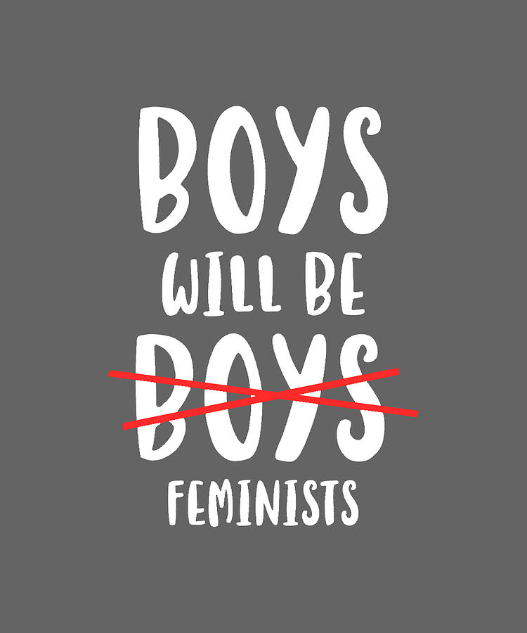 Boys Will Be Feminists Baby Yellow Painting By Jessica Baker | Fine Art ...