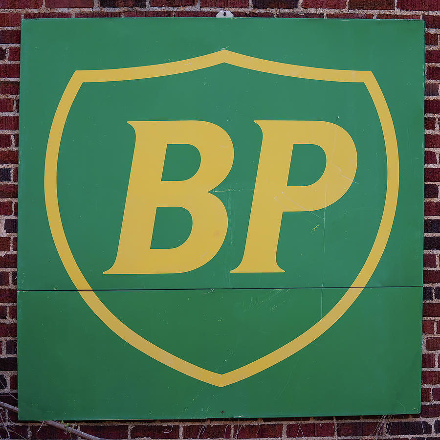 BP gas station Sign Photograph by Flees Photos