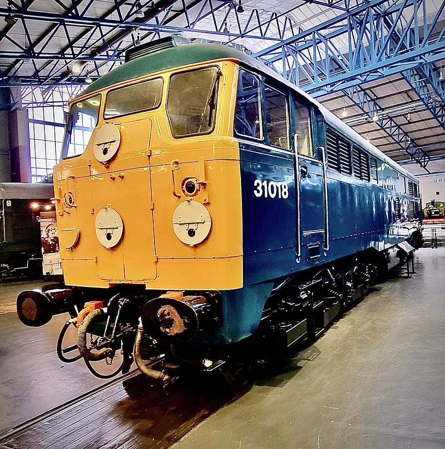 BR Class 31 31018 at the National Railway Museum Photograph by Gordon James