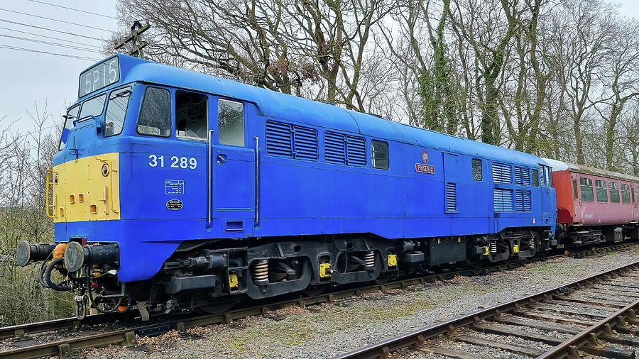 BR Class 31 Diesel Locomotive 31289 at the Northampton and Lamport Railway Photograph by Gordon James