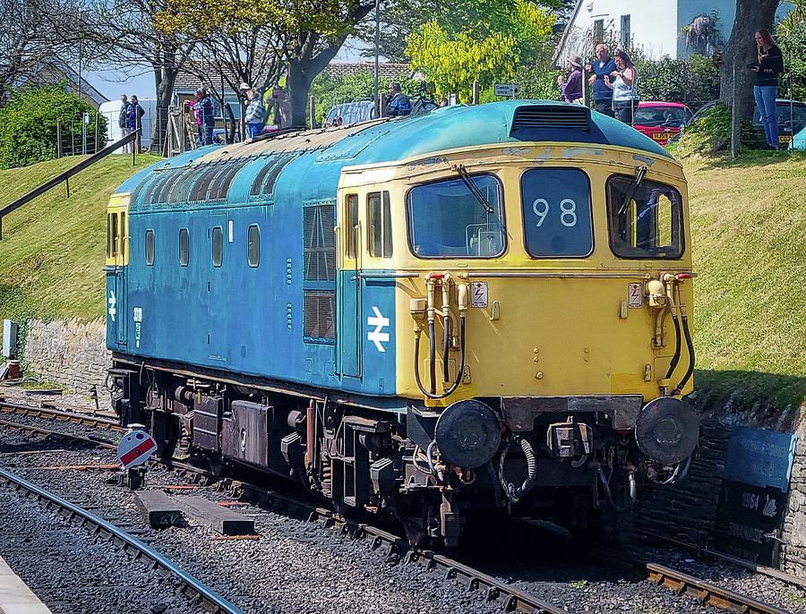 BR Class 33 Diesel Locomotive 33111 Bo Bo Crompton  Photograph by Gordon James