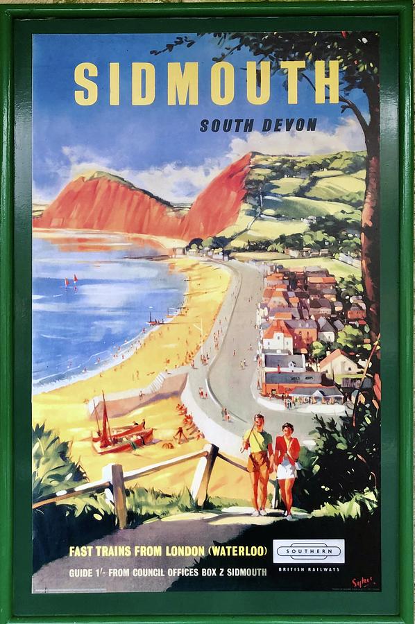 BR Sidmouth Devon Postor Photograph by Gordon James