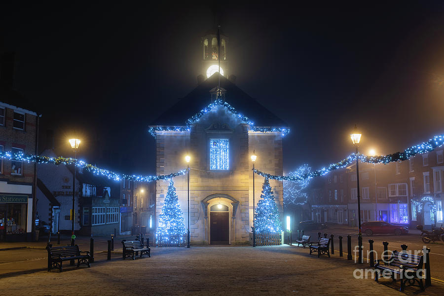 Brackley at Christmas in the Fog Photograph by Tim Gainey