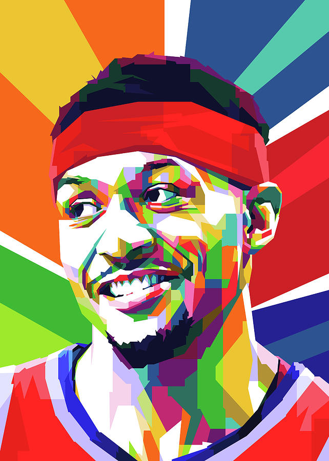 Bradley Beal WPAP Print Digital Art by Facet Bengkok - Fine Art America