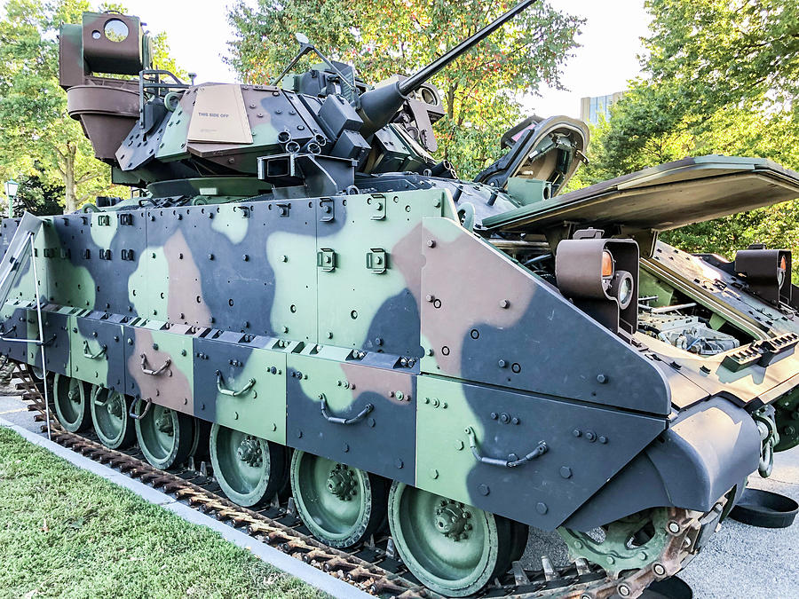 Bradley Fighting Vehicle Photograph By William E Rogers