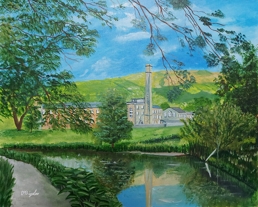 Bradley Mill Painting by David Bigelow Bradley Mill Painting by David Bigelow