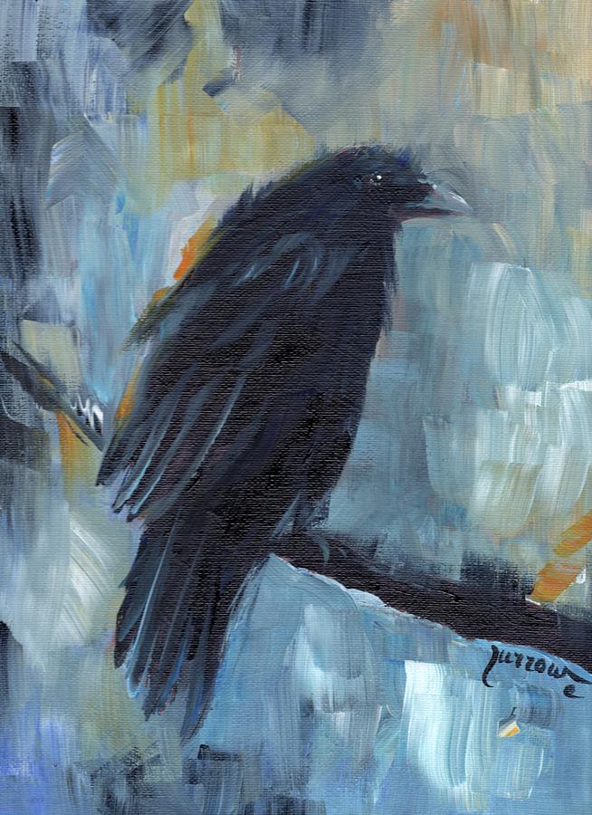 Brady's Raven Painting By Sue Furrow - Fine Art America