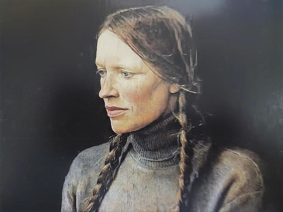 Braids  Painting by Dennis Baswell
