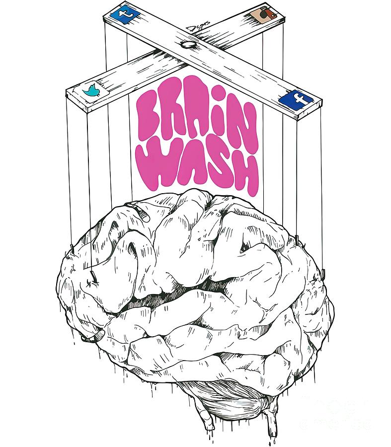 Brain Wash Painting by Selina Miller - Pixels