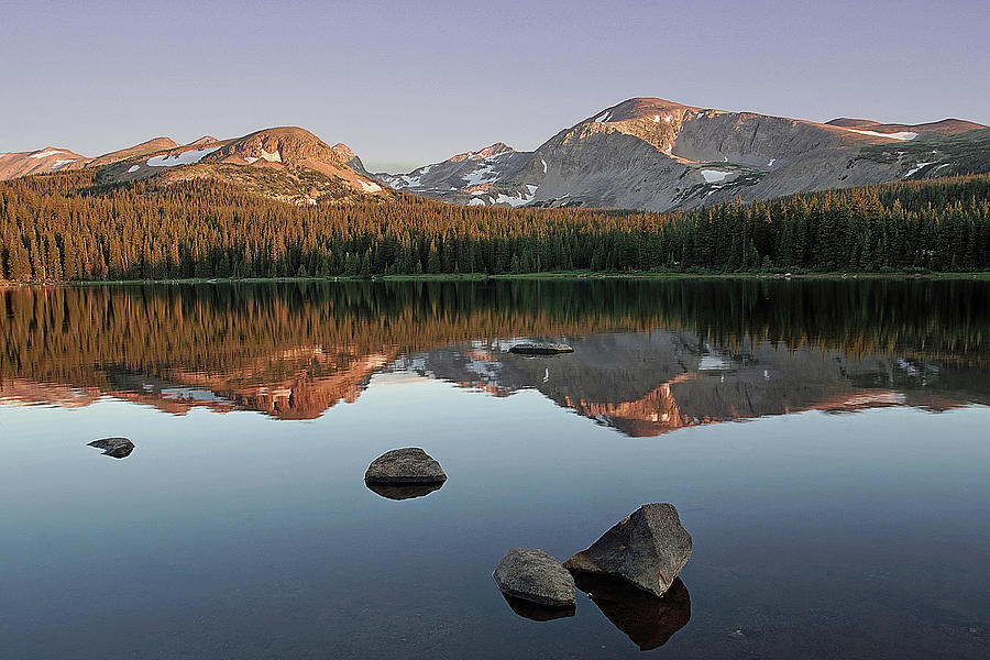 Mountain Photograph - Brainard Lake Sunrise by Brian Kerls