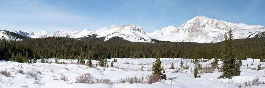 Brainard Lake Winter Panorama Photograph by Aaron Spong