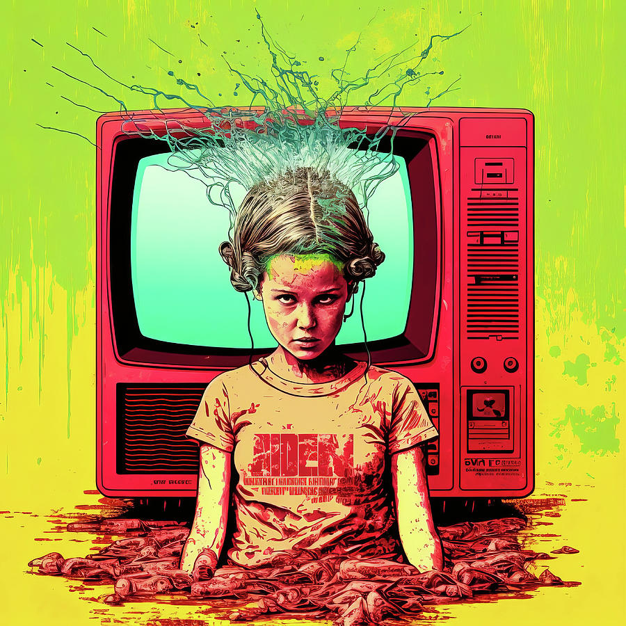 Brainwash surreal psychedelic art 01 Digital Art by Matthias Hauser
