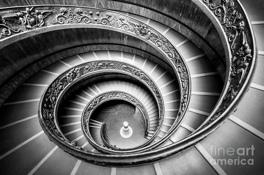 Bramante Spiral Staircase, Vatican City, Rome Photograph by Neale And Judith Clark