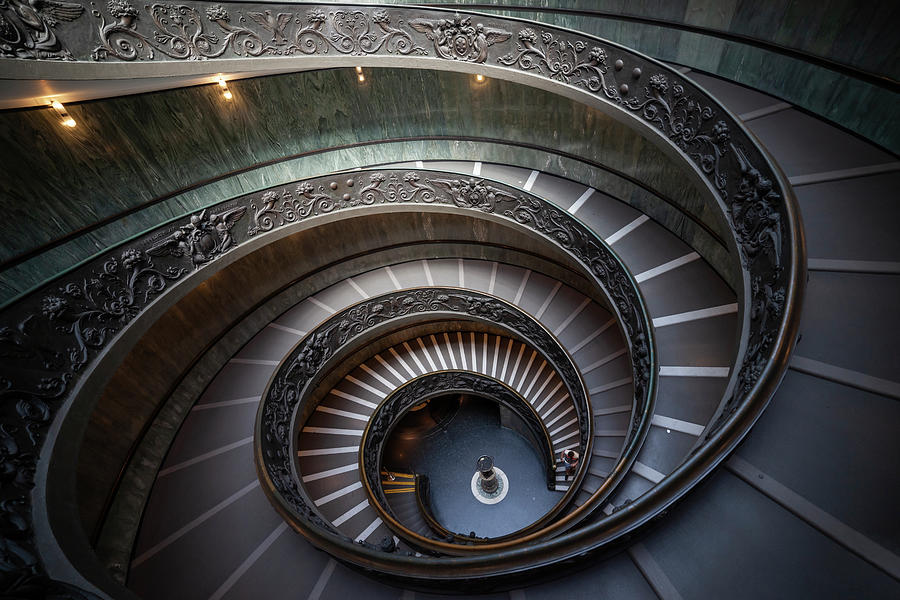 Bramante Staircase in Vatican Photograph by Artur Bogacki