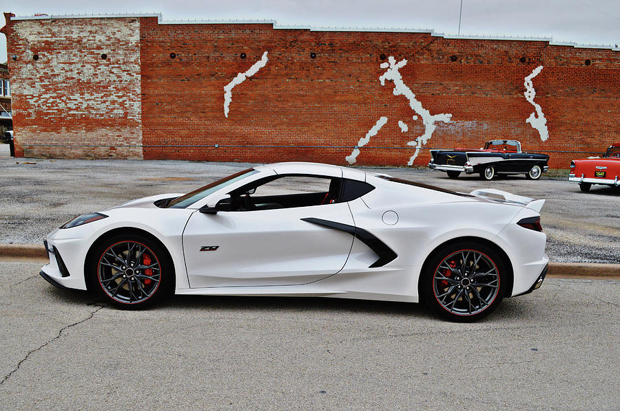 Brand New Corvette Car Side View Photograph by Gaby Ethington