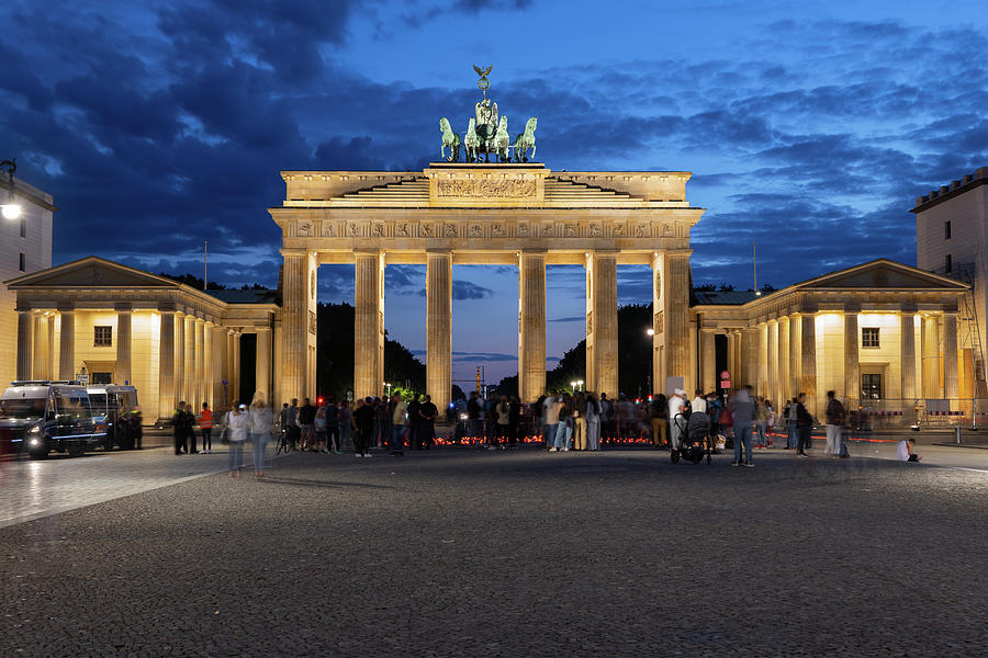 Brandenburg Gate From Pariser Platz In Berlin Photograph by Artur Bogacki