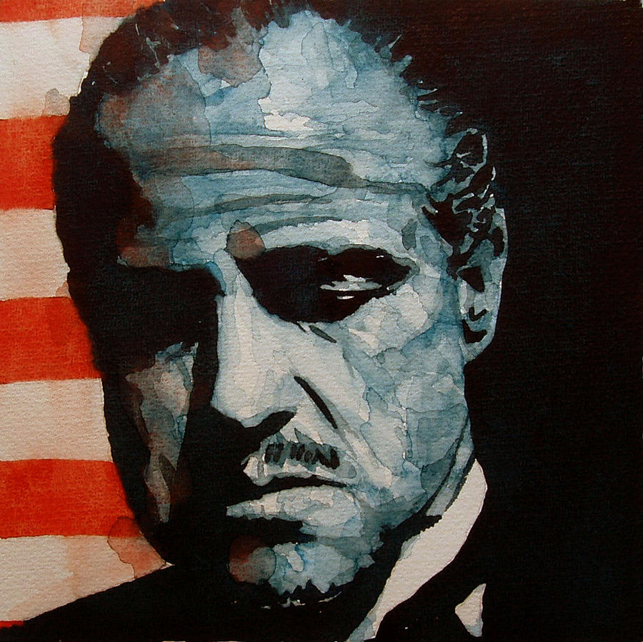 Brando - Resize  Painting by Paul Lovering
