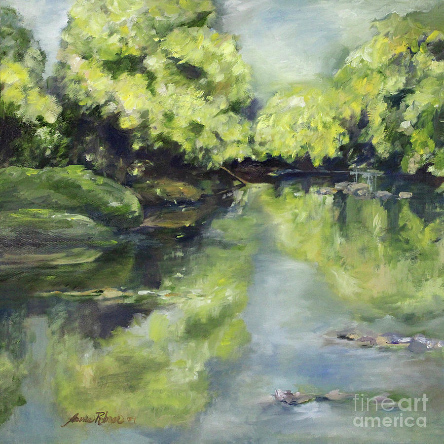 Brandywine River Painting by Laurie Rohner