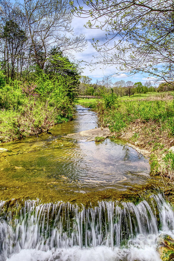 Branson Fall Creek Stream Photograph by Jennifer White