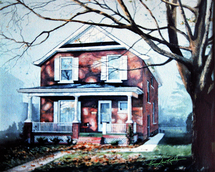 Brant Avenue Home Painting by Hanne Lore Koehler