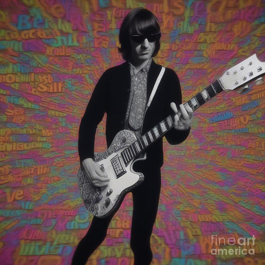 Brash Underground Guitarist #2 Digital Art by Steve Mitchell Brash Underground Guitarist #2 Digital Art by Steve Mitchell
