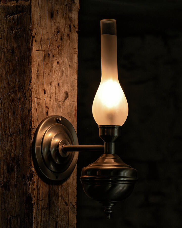 Brass Lamp Photograph by James Barber
