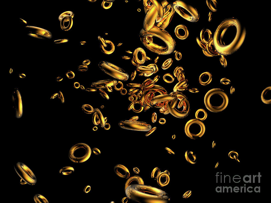 Brass Rings Digital Art by Phil Perkins