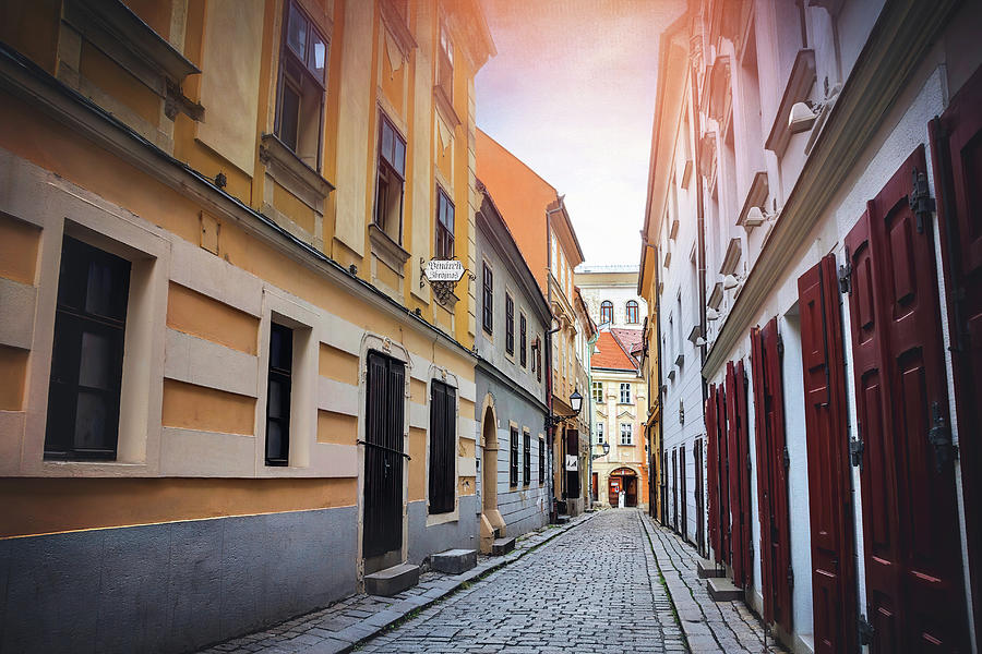 Bratislava Slovakia Cobblestone Streets  Photograph by Carol Japp