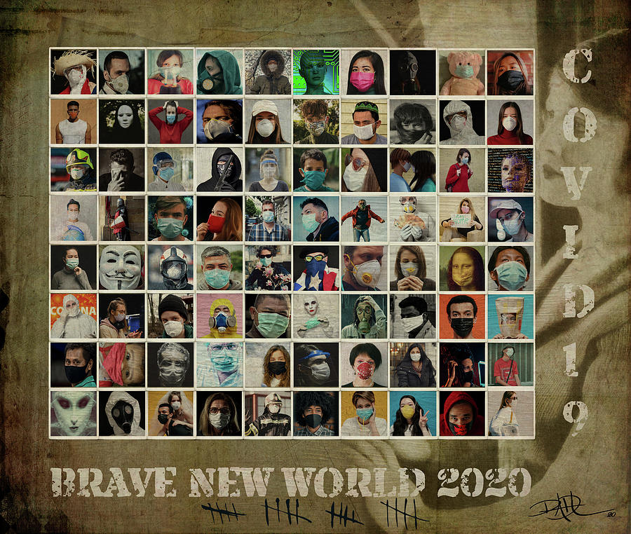 Brave New World 2020 Digital Art by Ricardo Dominguez