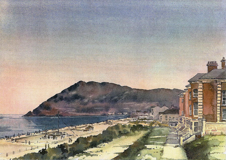  WK 1.Bray seafront  c 1925 Painting by Val Byrne