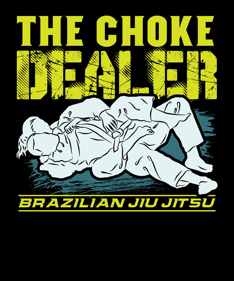 Brazilian Jiu Jitsu Jiujitsu BJJ Fighter Gift Digital Art by Dolde08