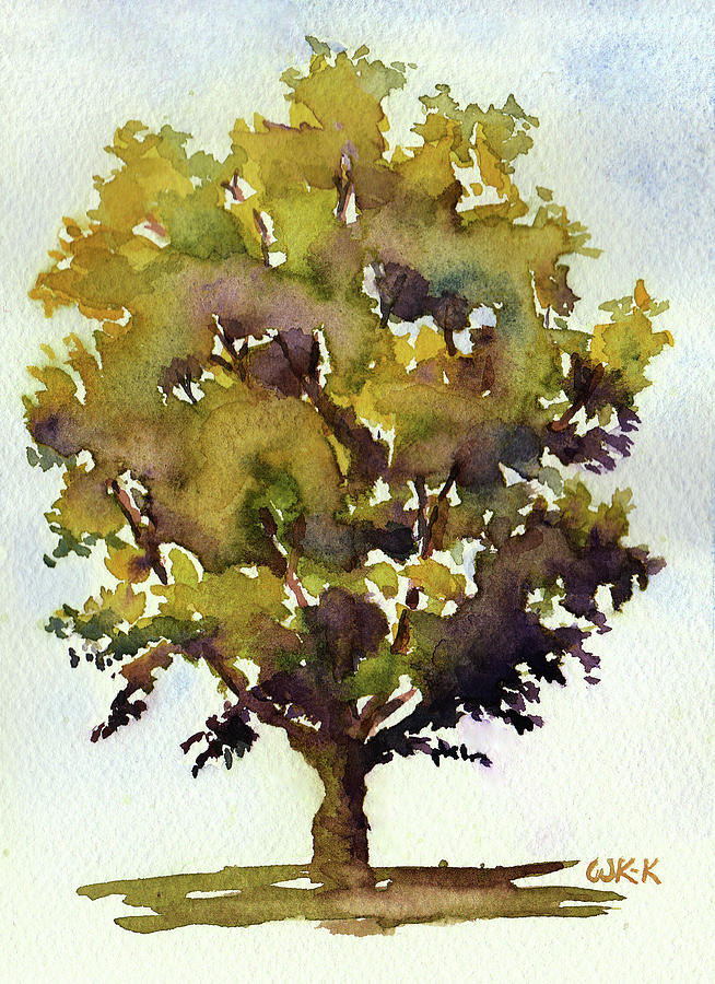 Brazos Oak No 6 Painting by Wendy Keeney-Kennicutt