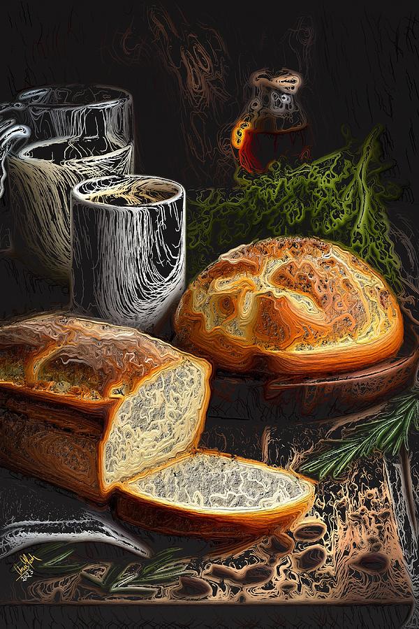 Bread 1 Mixed Media by Anas Afash