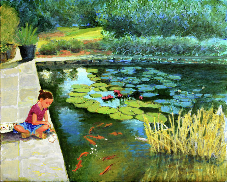 Bread On The Water Painting by David Zimmerman
