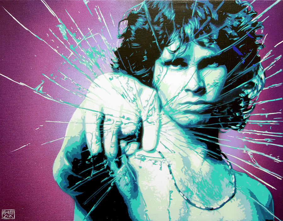 Jim Morrison Photograph - Break On Through alternate by Bobby Zeik