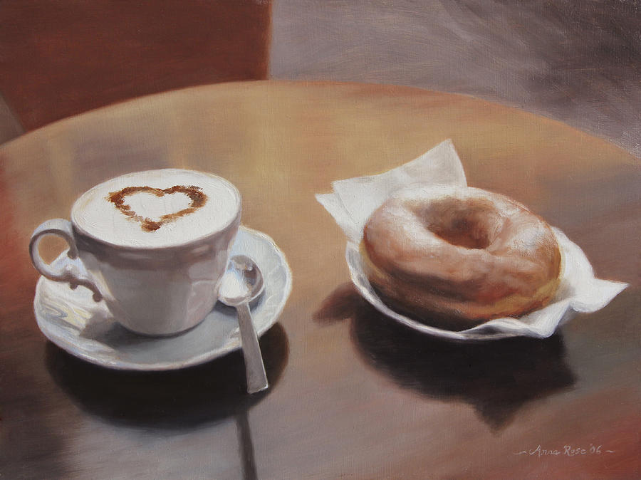 Breakfast in Florence Painting by Anna Rose Bain