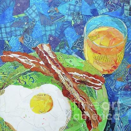 Egg Mixed Media - Breakfast is Ready by Patricia Henderson