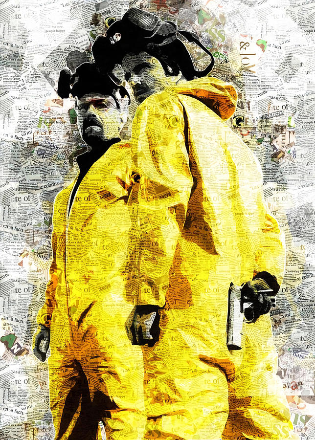 Breaking Bad 1 Poster 70s Painting by Sabrina Karl | Fine Art America