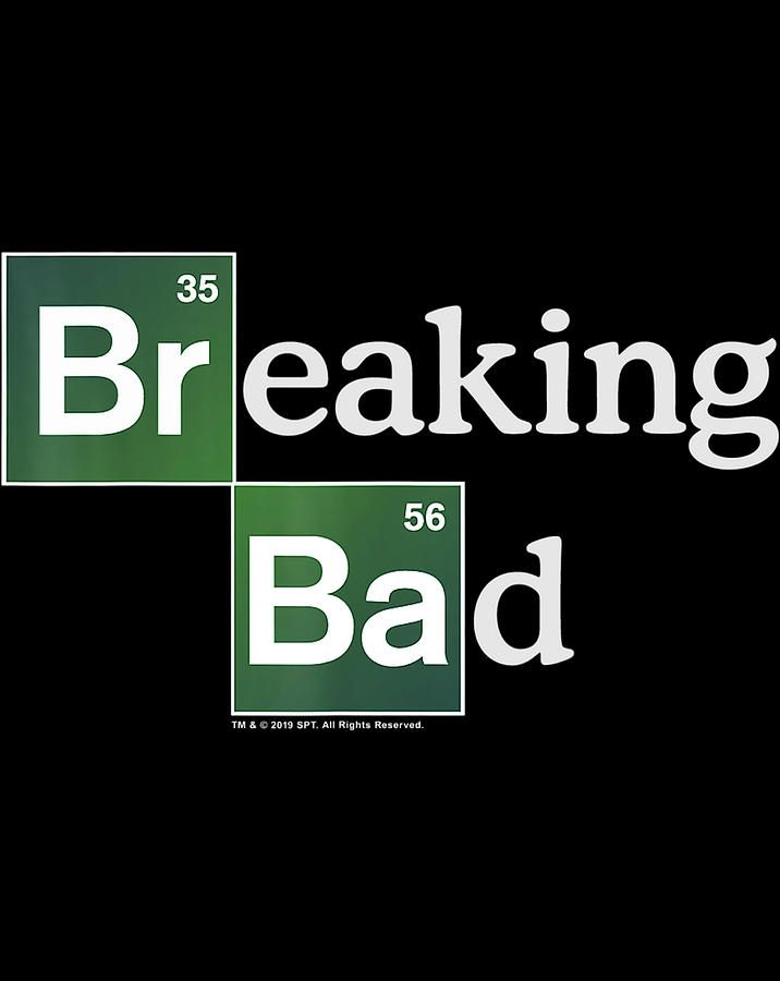 Breaking Bad Periodic Square Logo .png Digital Art by Minh Trong Phan