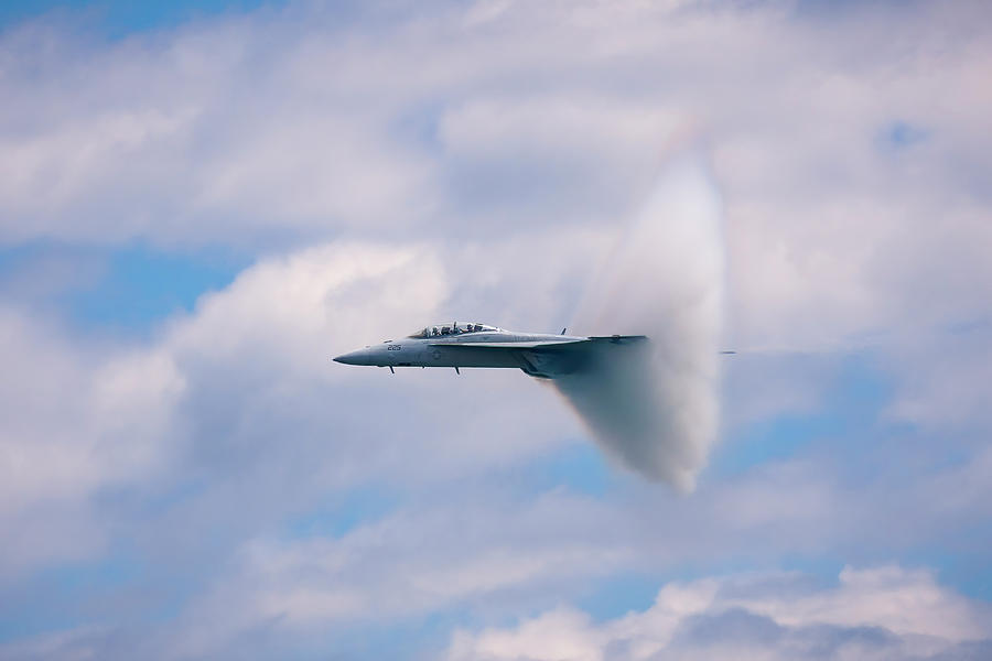 Aerobatic Photograph - Breaking Through by Adam Romanowicz