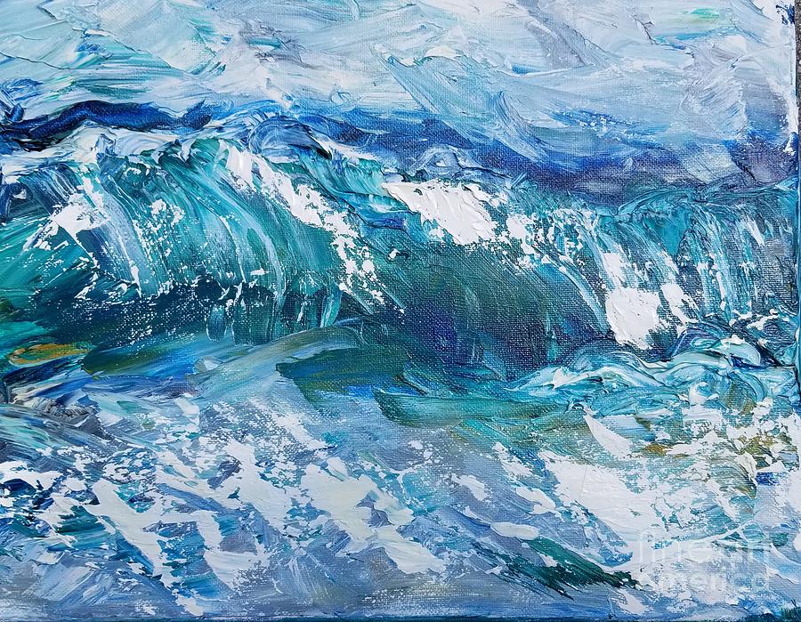 Breaking Wave Painting by Expressions By Stephanie
