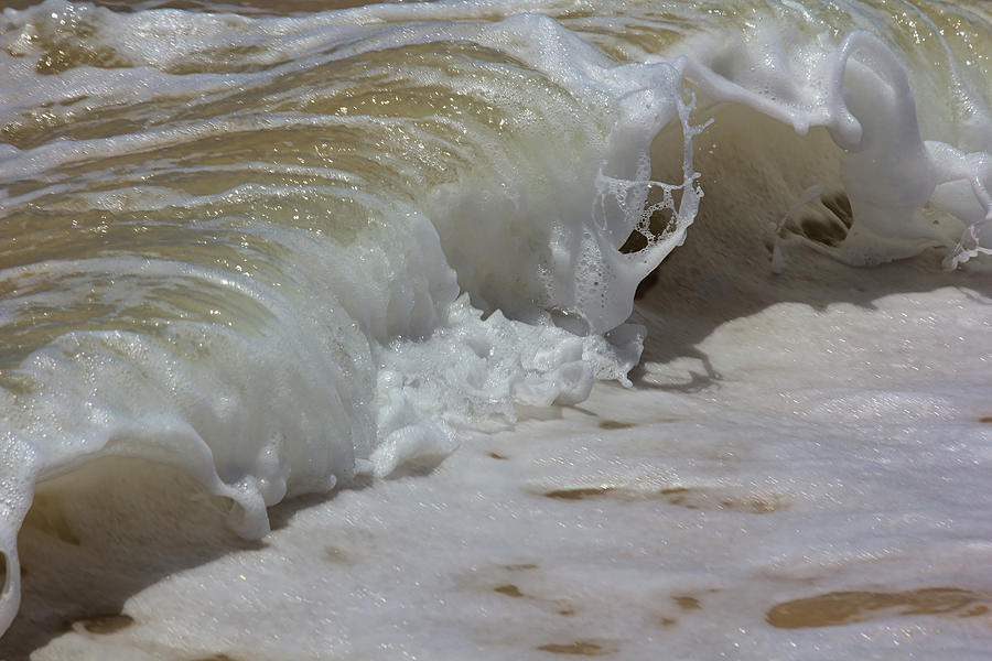 Breaking Wave in the Surf Photograph by Jeremy Hayden