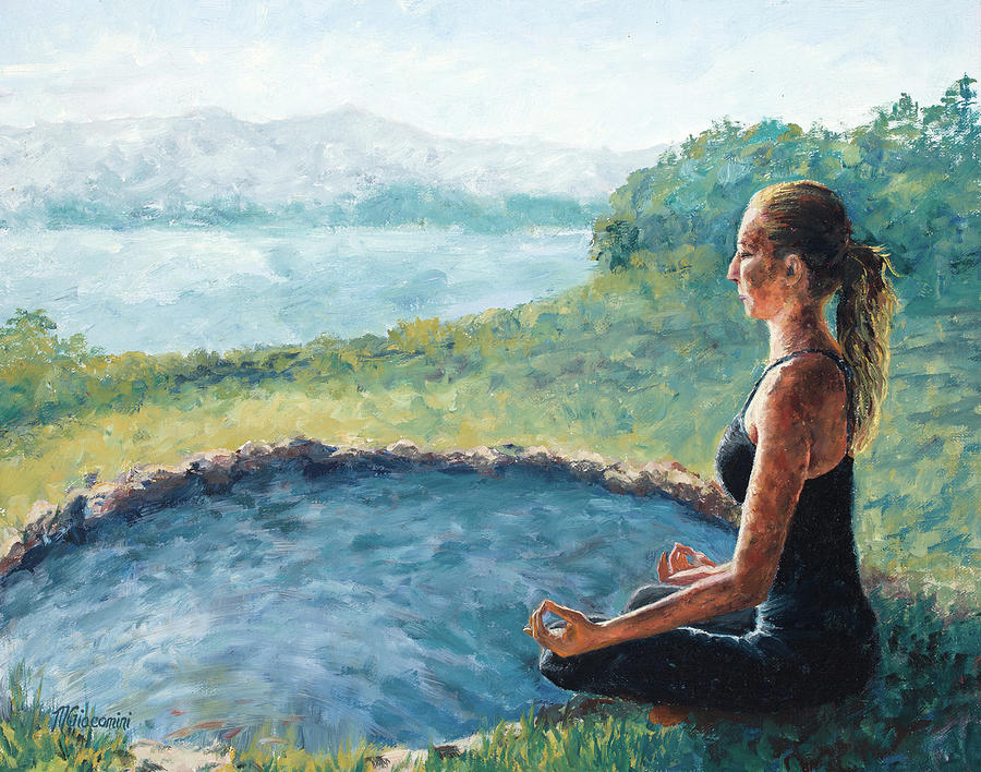 Breathe Painting by Mary Giacomini