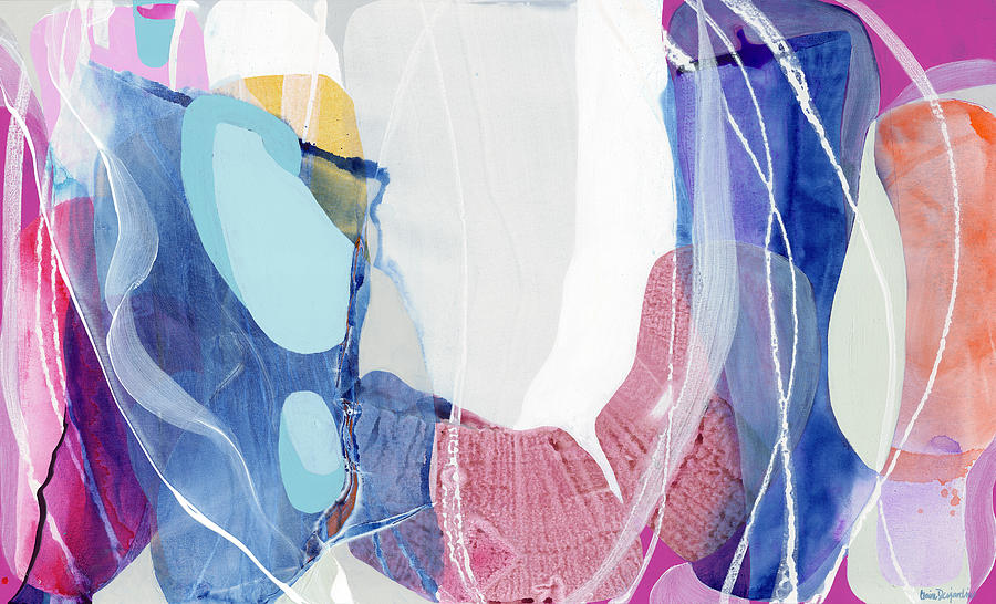 Abstract Painting - Breathe Slowly by Claire Desjardins Abstract Painting - Breathe Slowly by Claire Desjardins
