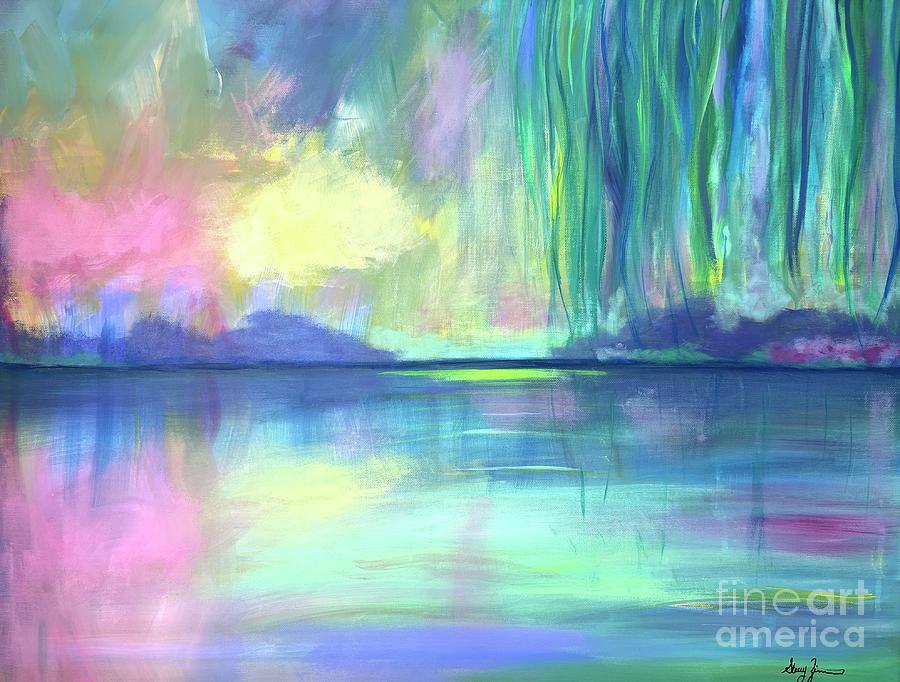 Breathe Painting by Stacey Zimmerman